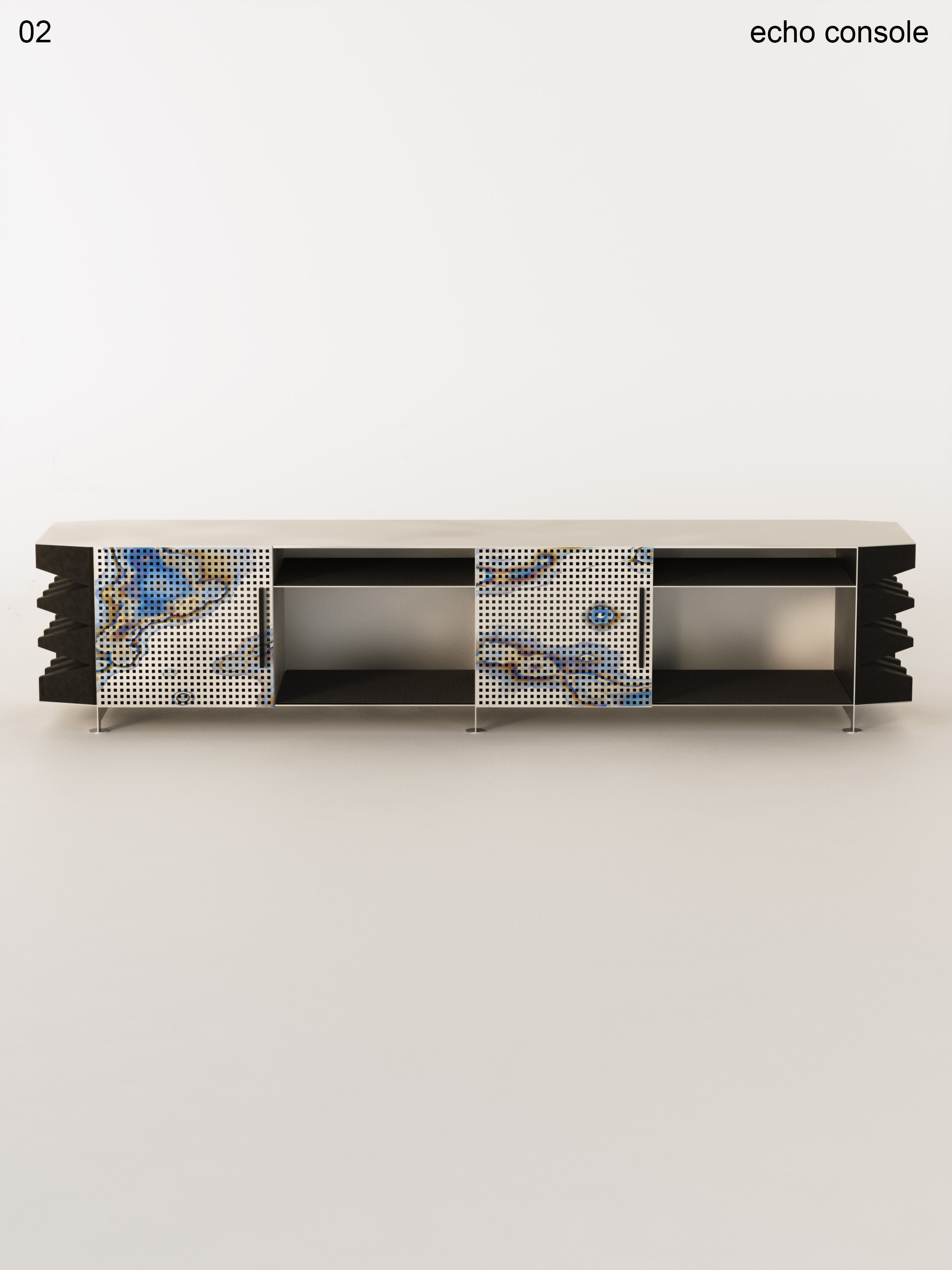 echo console front view